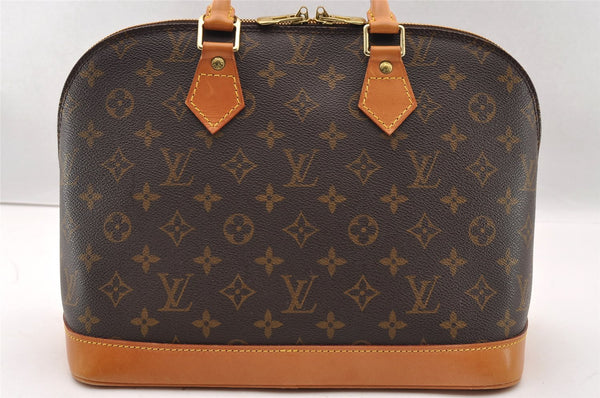 Authentic Louis Vuitton Monogram Alma Hand Bag Purse M51130 LV 2676I