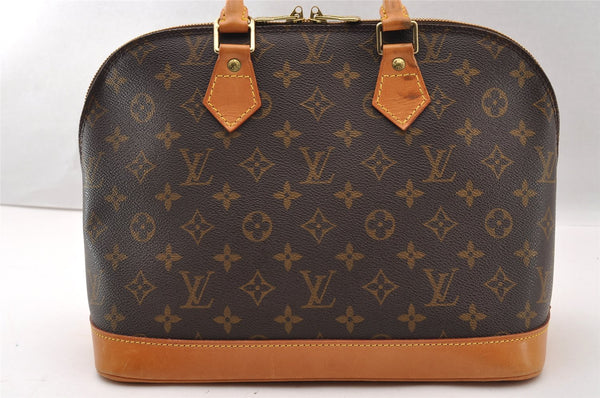 Authentic Louis Vuitton Monogram Alma Hand Bag Purse M51130 LV 2676I