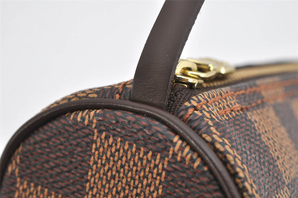 Authentic Louis Vuitton Damier Papillon Pouch Purse LV  2676K