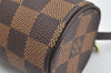 Authentic Louis Vuitton Damier Papillon Pouch Purse LV  2676K