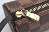 Authentic Louis Vuitton Damier Papillon Pouch Purse LV  2676K