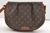 Authentic Louis Vuitton Monogram Menilmontant PM M40474 Shoulder Bag Junk 2677J
