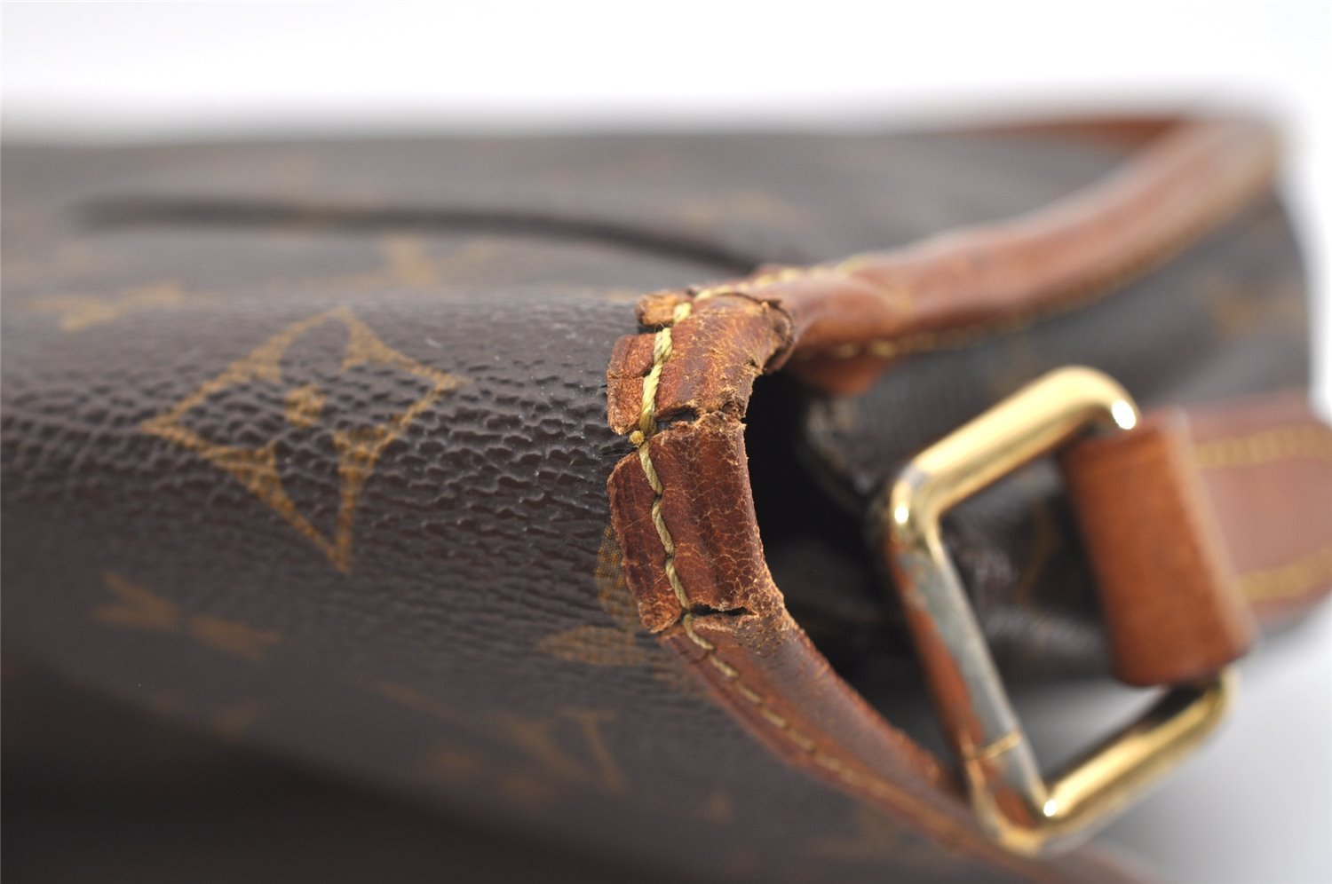 Authentic Louis Vuitton Monogram Menilmontant PM M40474 Shoulder Bag Junk 2677J