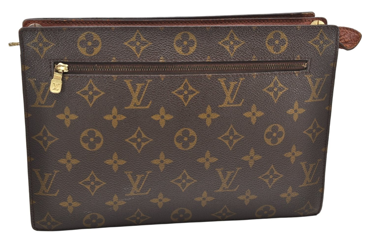 Authentic Louis Vuitton Monogram Enghien Shoulder Cross Bag M51205 Junk 2677K