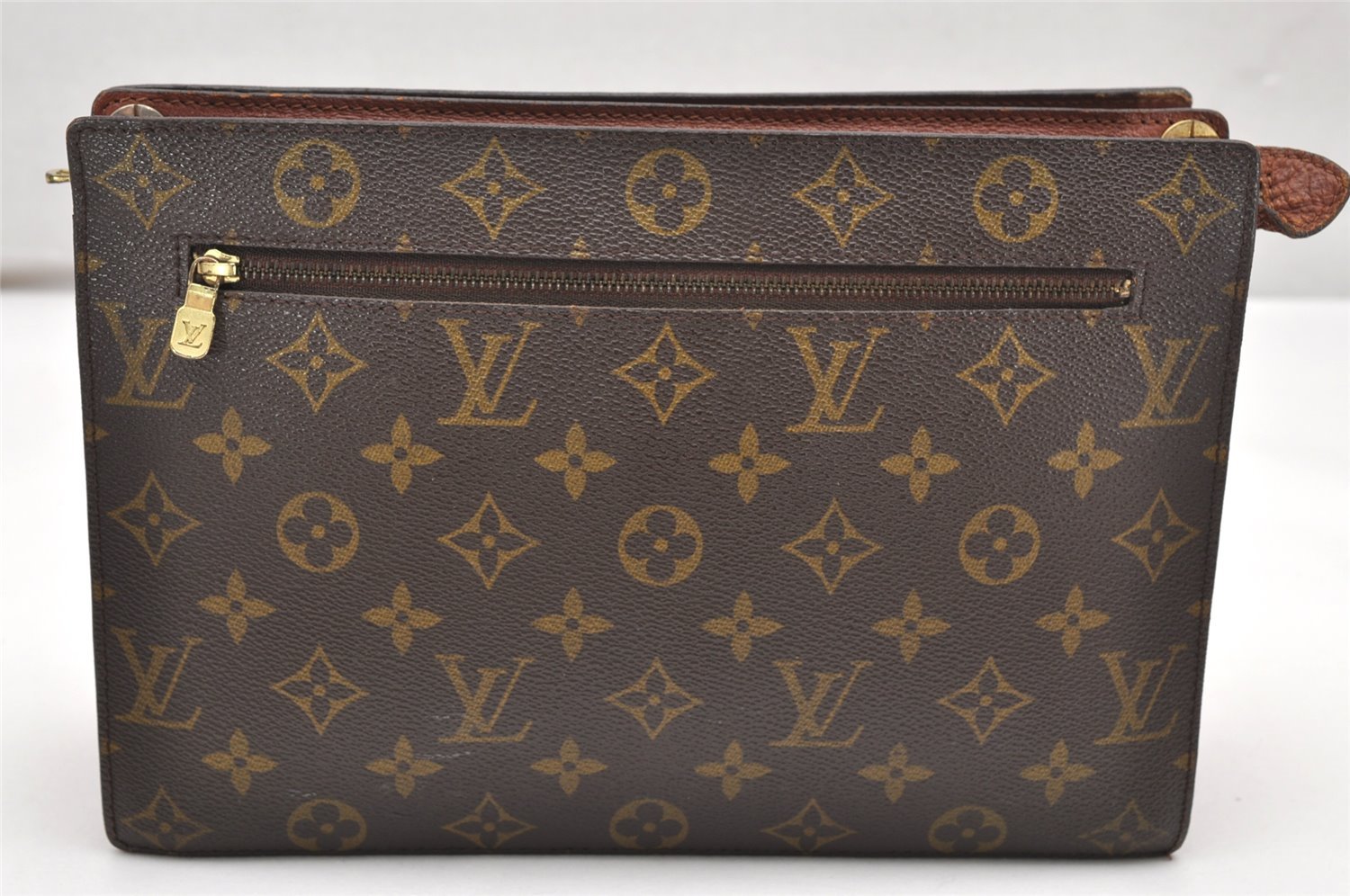 Authentic Louis Vuitton Monogram Enghien Shoulder Cross Bag M51205 Junk 2677K
