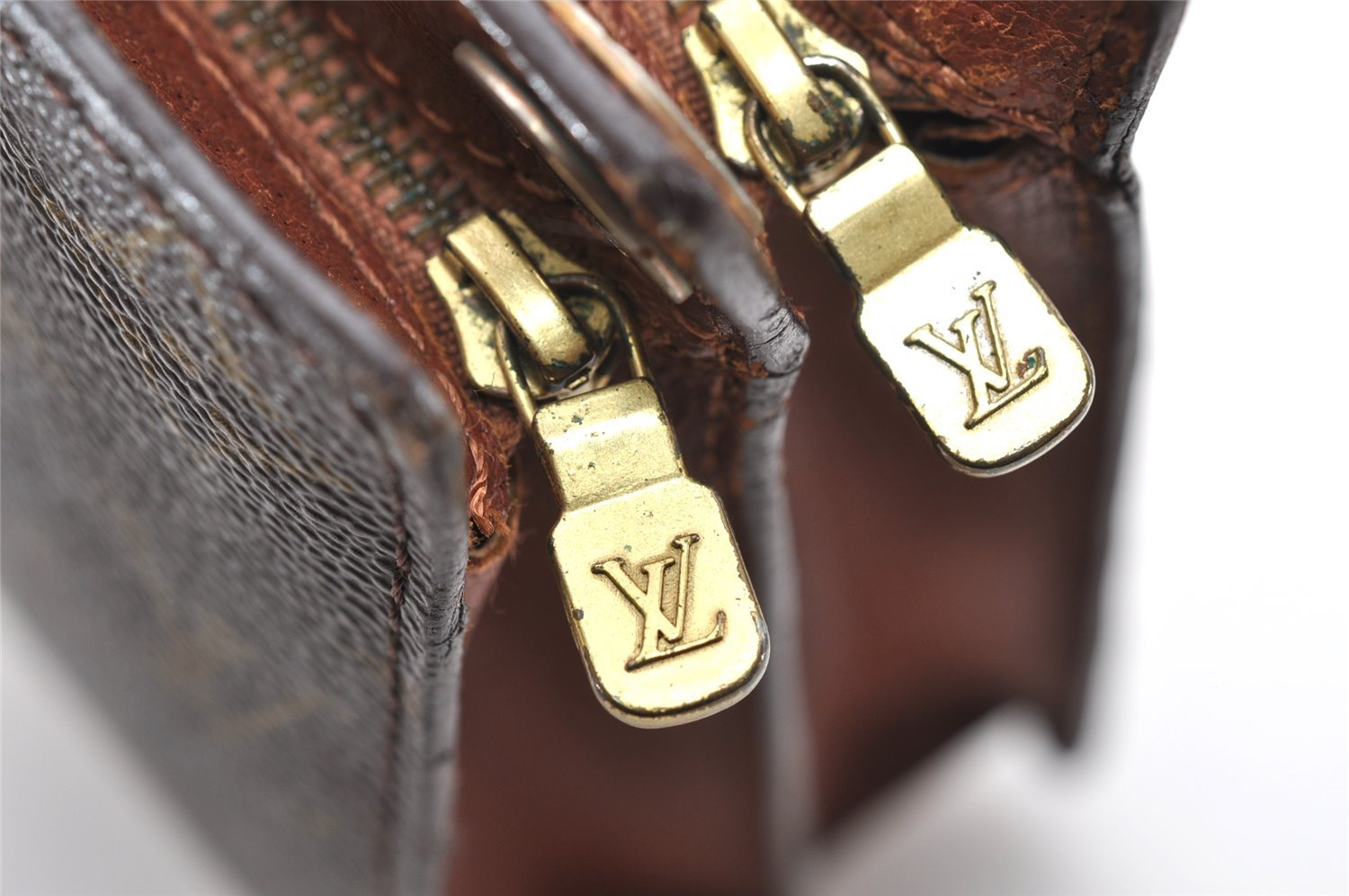 Authentic Louis Vuitton Monogram Enghien Shoulder Cross Bag M51205 Junk 2677K