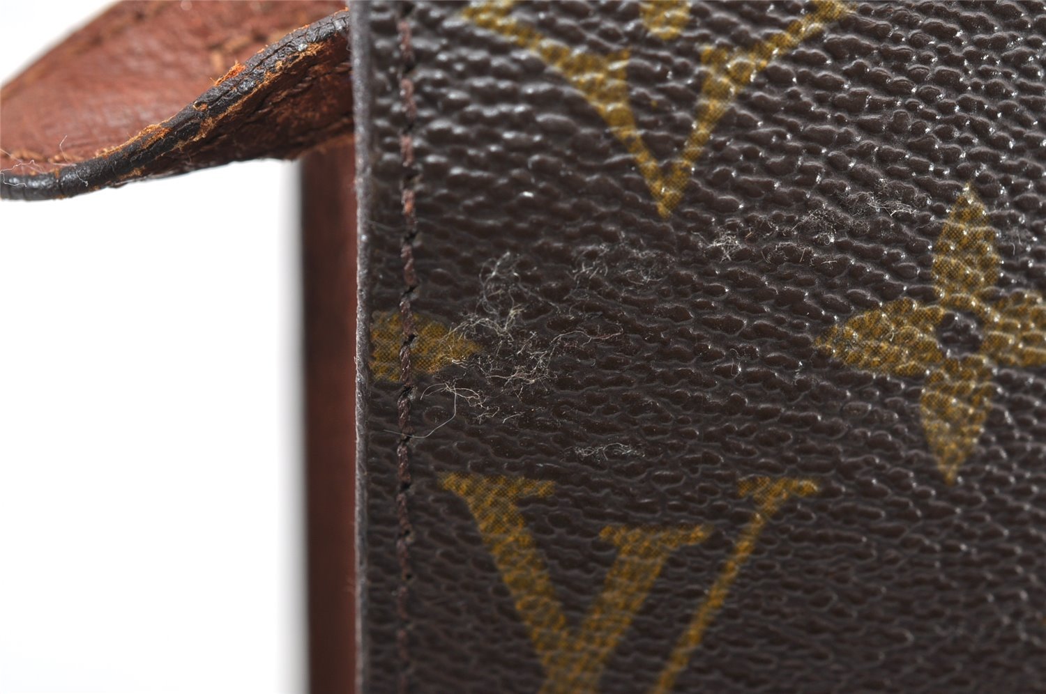 Authentic Louis Vuitton Monogram Enghien Shoulder Cross Bag M51205 Junk 2677K