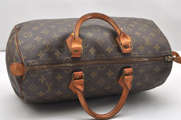 Authentic Louis Vuitton Monogram Speedy 35 Hand Boston Bag Old Model LV 2678K