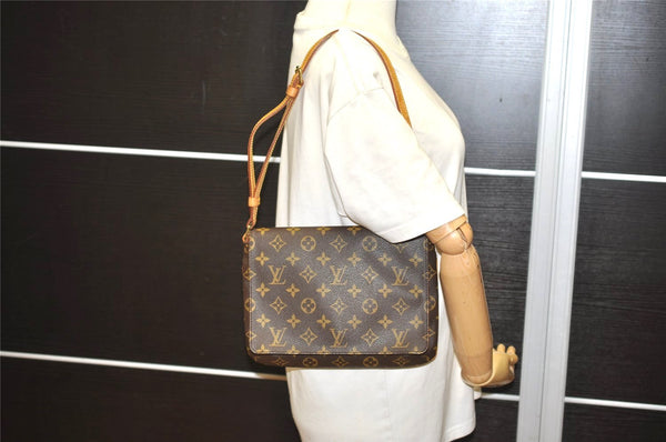 Authentic Louis Vuitton Monogram Musette Tango Shoulder Bag M51257 LV 2679I