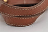 Authentic Burberrys Vintage Leather Hand Bag Brown 2679J