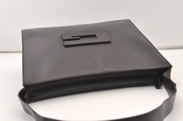 Authentic GUCCI Vintage Shoulder Hand Bag Purse Leather 0013066 Brown 2680J
