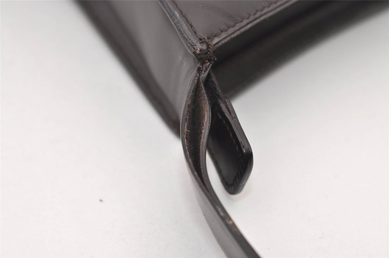 Authentic GUCCI Vintage Shoulder Hand Bag Purse Leather 0013066 Brown 2680J