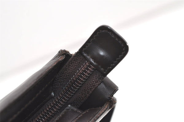 Authentic GUCCI Vintage Shoulder Hand Bag Purse Leather 0013066 Brown 2680J