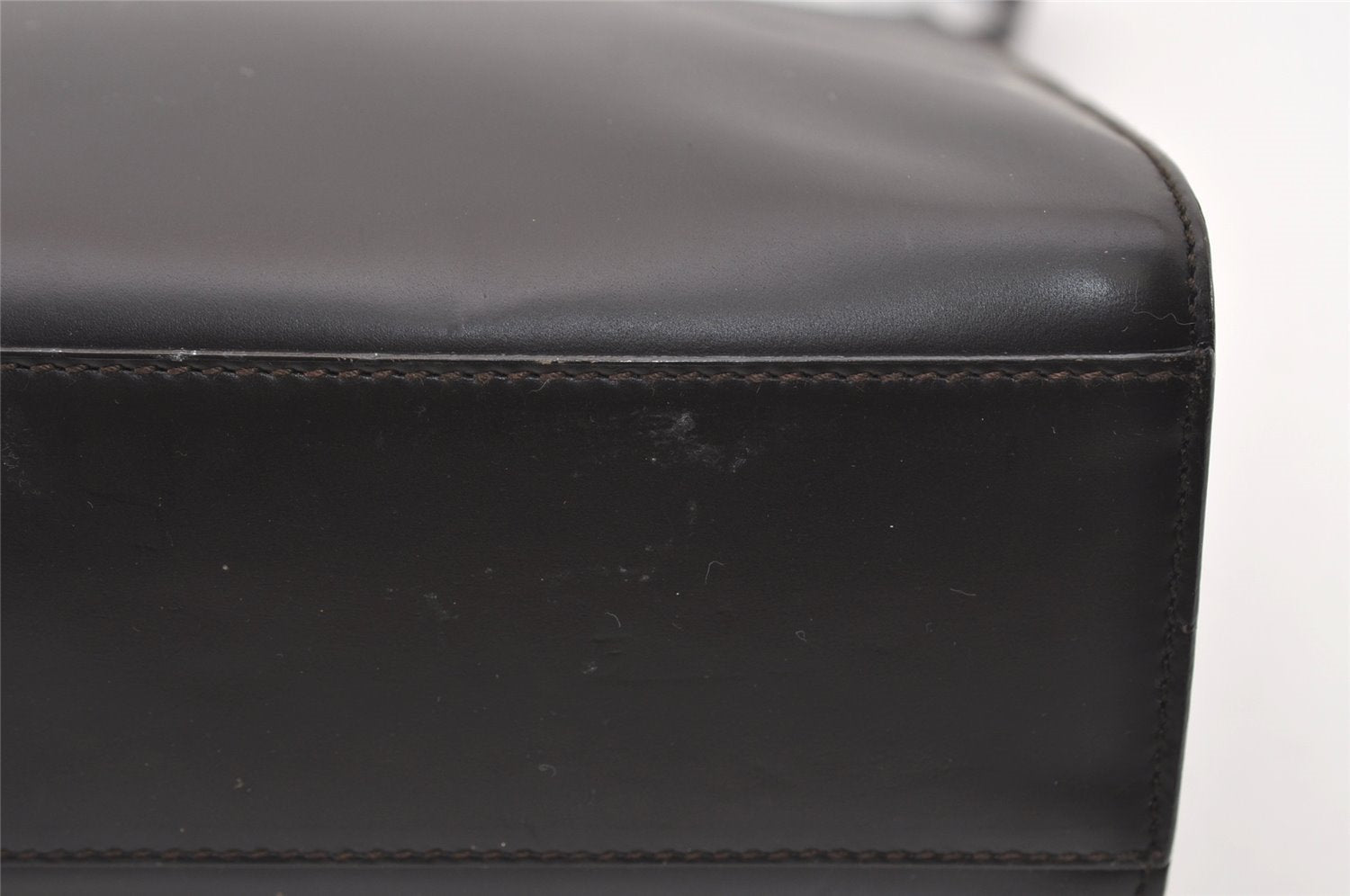 Authentic GUCCI Vintage Shoulder Hand Bag Purse Leather 0013066 Brown 2680J