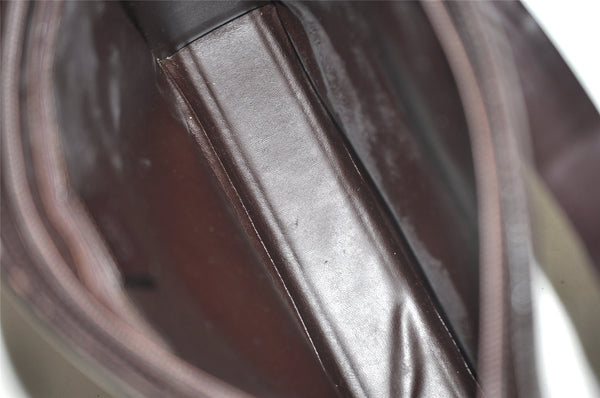 Authentic GUCCI Vintage Shoulder Hand Bag Purse Leather 0013066 Brown 2680J