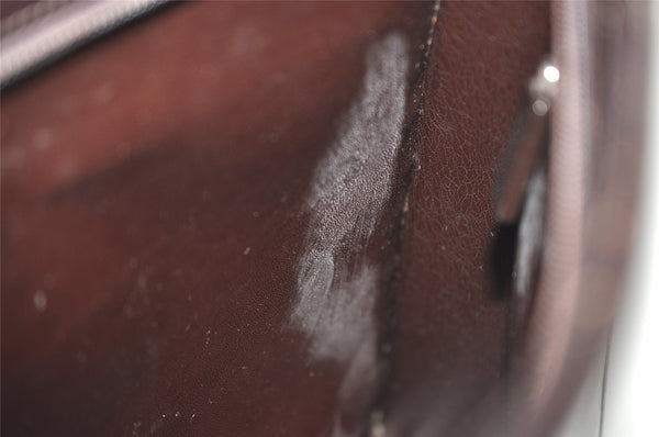 Authentic GUCCI Vintage Shoulder Hand Bag Purse Leather 0013066 Brown 2680J