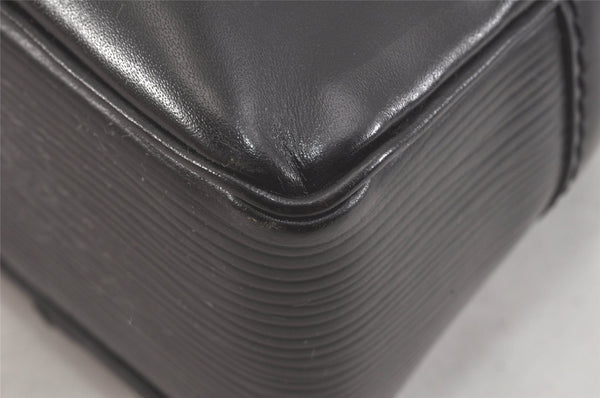 Authentic Louis Vuitton Epi Porte Documents Voyage Briefcase M59162 Black 2681K