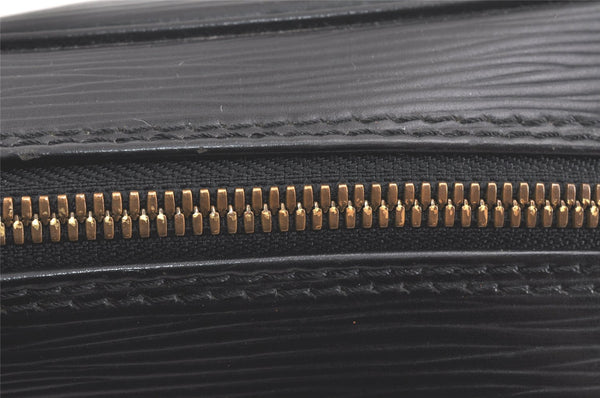 Authentic Louis Vuitton Epi Porte Documents Voyage Briefcase M59162 Black 2681K