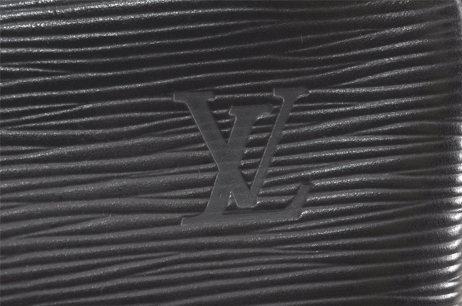 Authentic Louis Vuitton Epi Porte Documents Voyage Briefcase M59162 Black 2681K