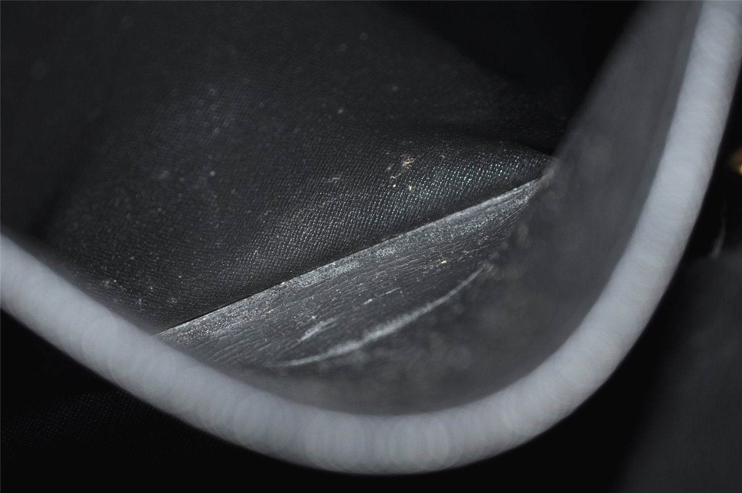 Authentic Louis Vuitton Epi Porte Documents Voyage Briefcase M59162 Black 2681K