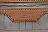 Authentic Louis Vuitton Damier Azur Neverfull MM Tote Bag N51107 LV 2682I