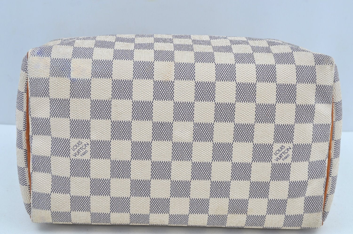 Authentic Louis Vuitton Damier Azur Speedy25 Hand Boston Bag N41534 LV 2682J