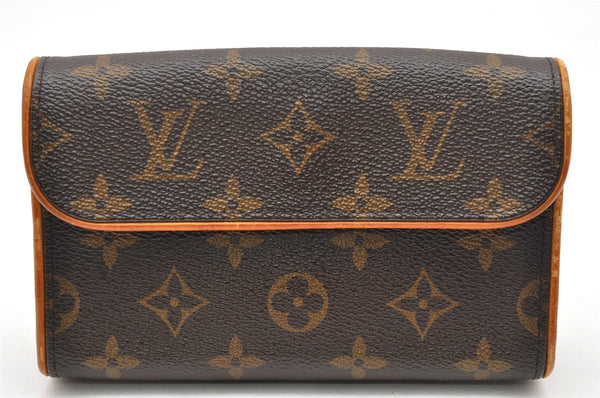 Auth Louis Vuitton Monogram Pochette Florentine Waist Bag M51855 Junk 2682K