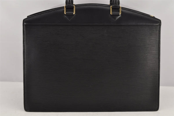 Authentic Louis Vuitton Epi Riviera Hand Bag Black M48182 LV Junk 2683K