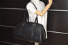 Authentic Louis Vuitton Epi Solferino 45 Shoulder Bag Black M42862 LV 2684I