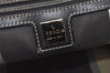 Authentic FENDI Vintage Canvas Shoulder Hand Tote Bag Purse Navy Blue 2684J