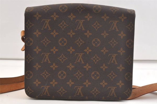 Authentic Louis Vuitton Monogram Cartouchiere GM M51252 Shoulder Cross Bag 2684K