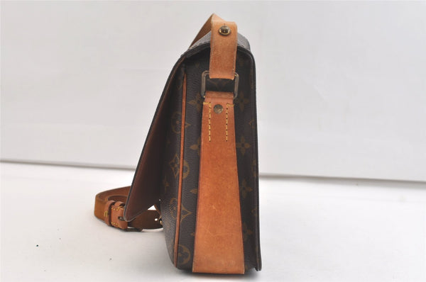 Authentic Louis Vuitton Monogram Cartouchiere GM M51252 Shoulder Cross Bag 2684K