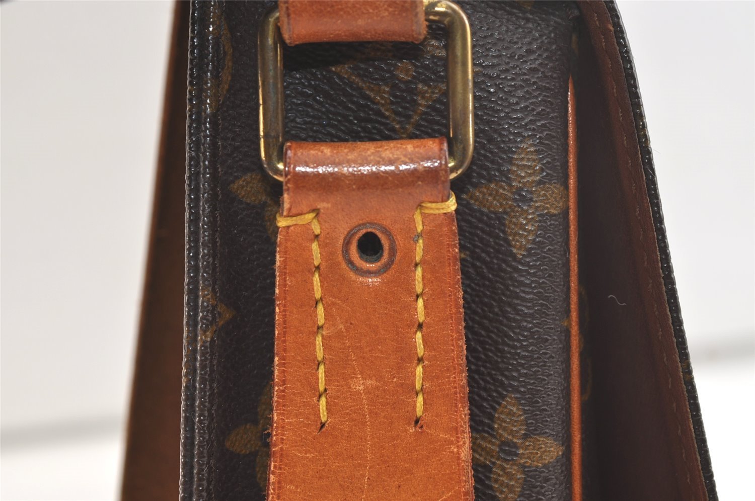 Authentic Louis Vuitton Monogram Cartouchiere GM M51252 Shoulder Cross Bag 2684K