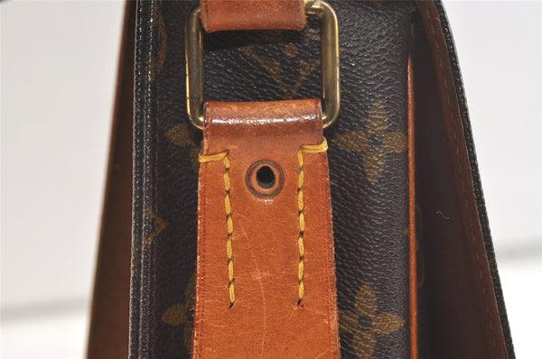 Authentic Louis Vuitton Monogram Cartouchiere GM M51252 Shoulder Cross Bag 2684K