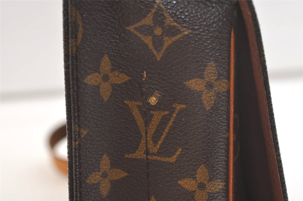 Authentic Louis Vuitton Monogram Cartouchiere GM M51252 Shoulder Cross Bag 2684K