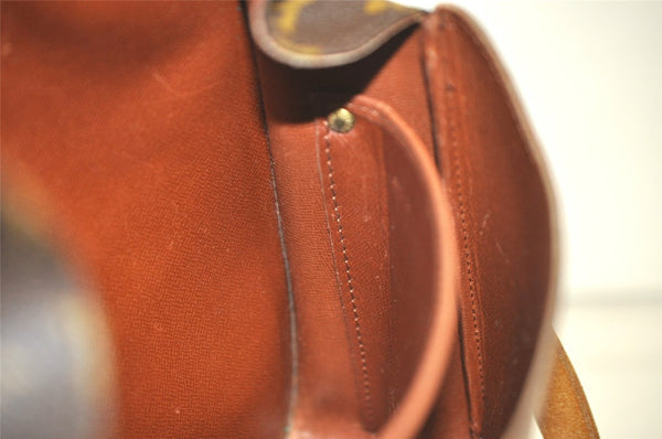 Authentic Louis Vuitton Monogram Cartouchiere GM M51252 Shoulder Cross Bag 2684K