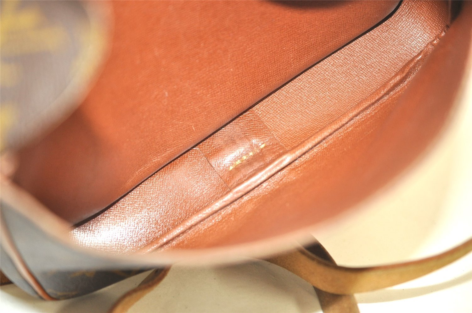 Authentic Louis Vuitton Monogram Cartouchiere GM M51252 Shoulder Cross Bag 2684K