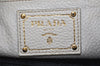 Authentic PRADA Vintage Leather 2Way Shoulder Hand Bag White 2685K