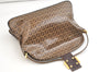 Authentic FENDI Zucchino Shoulder Hand Bag Purse PVC Leather Brown 2686K