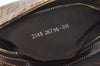 Authentic FENDI Zucchino Shoulder Hand Bag Purse PVC Leather Brown 2686K