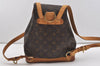 Authentic Louis Vuitton Monogram Montsouris MM Backpack M51136 LV 2687J