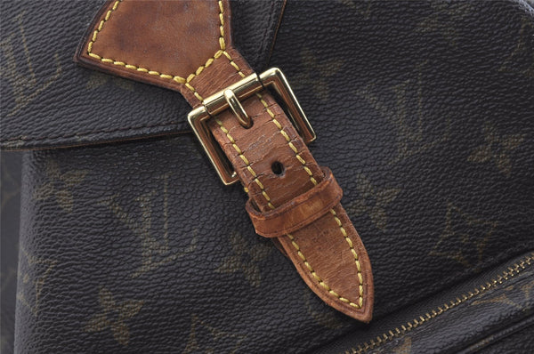 Authentic Louis Vuitton Monogram Montsouris MM Backpack M51136 LV 2687J