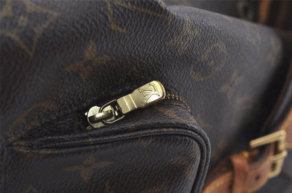 Authentic Louis Vuitton Monogram Montsouris MM Backpack M51136 LV 2687J