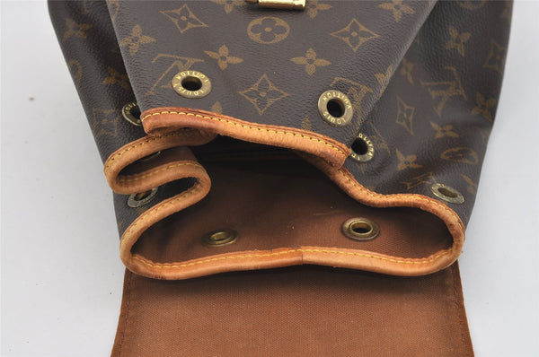 Authentic Louis Vuitton Monogram Montsouris MM Backpack M51136 LV 2687J