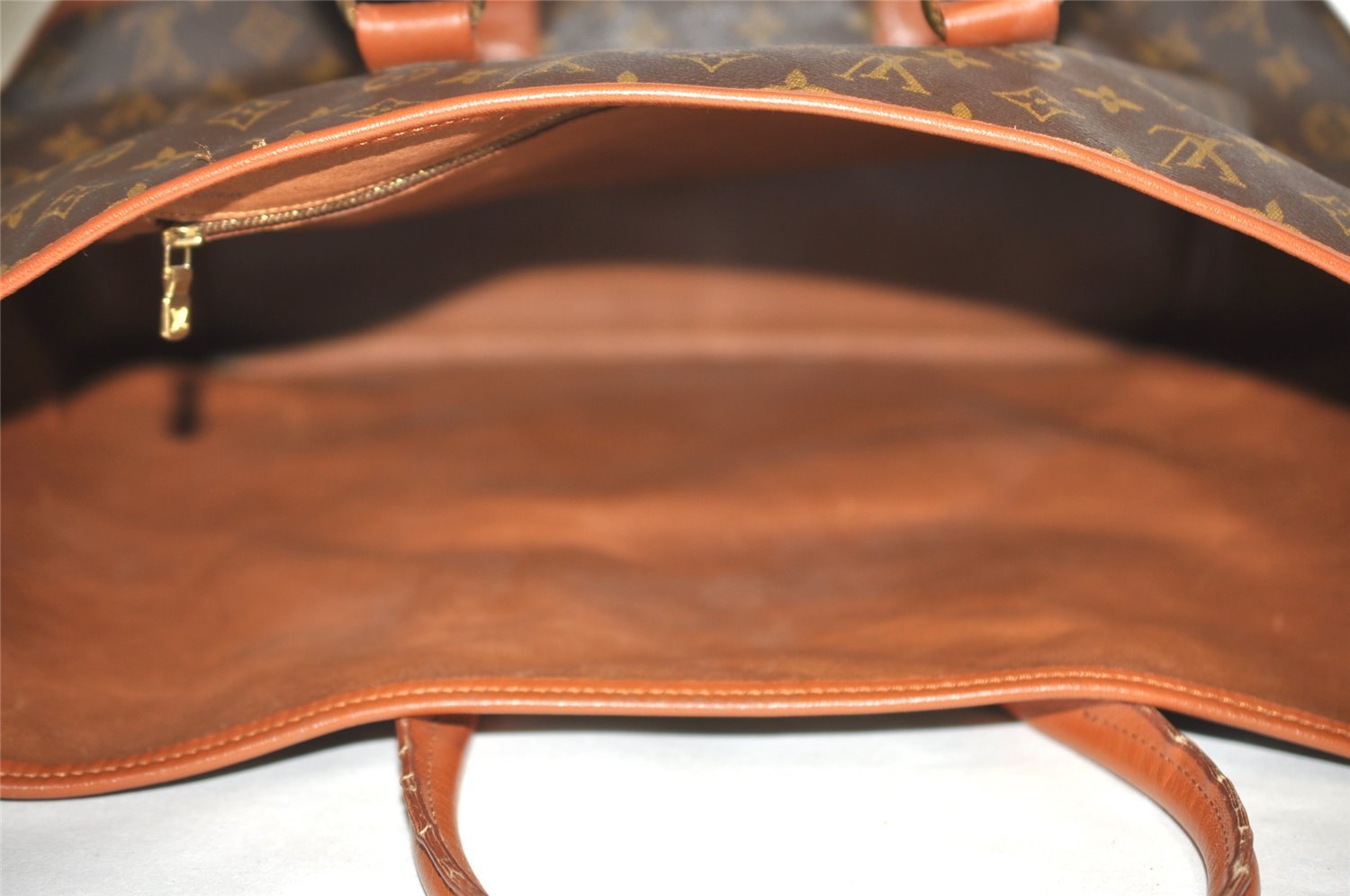 Auth Louis Vuitton Monogram Sac Weekend GM Vintage Tote Hand Bag M42420 LV 2688I