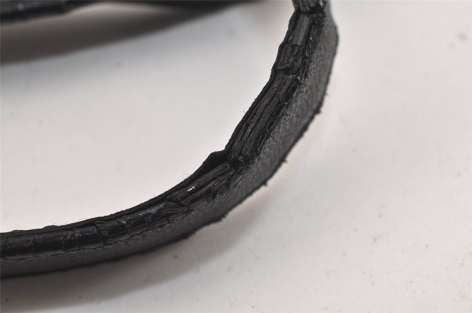 Authentic JIMMY CHOO Studs Leather Shoulder Tote Bag Black 2688K