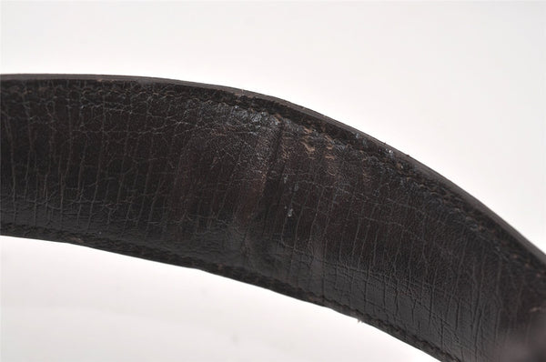 Authentic GUCCI Horsebit Shoulder Hand Bag GG Canvas Leather 114900 Brown 2689J