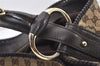 Authentic GUCCI Horsebit Shoulder Hand Bag GG Canvas Leather 114900 Brown 2689J