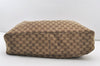 Authentic GUCCI Horsebit Shoulder Hand Bag GG Canvas Leather 114900 Brown 2689J