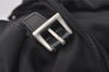 Authentic PRADA Vintage Nylon Tessuto Leather Backpack Black 2690J